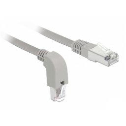 Cable de red DeLOCK 85874 1 m Cat6a S/FTP Gris