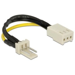 Cable de alimentación interna DeLOCK 83656 3 pines 0,08 m macho-hembra