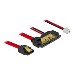 Cable Adaptador SATA Delock 85240 0,2 m Hembra/Hembra Negro