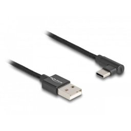 Cable USB 2.0 Delock Tipo-A macho a USB-C macho de 3 m negro