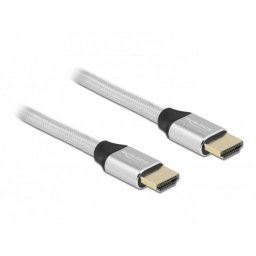Cable HDMI Delock 48 Gbps 8K 60 Hz 3 m Plata