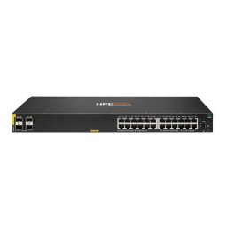 Switch HPE Aruba CX 6000 24p 10M/100M/1G Class4 PoE 4p SFP 1G 370W