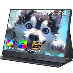 Monitor Uperfect 15,6" FullHD 60Hz IPS portátil HDMI doble USB-C VESA sonido integrado