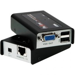 Extensor KVM Aten CE100-AT-G USB Cat5 100 m Metal Negro