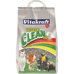 Vitakraft Lecho para mascotas Vegetal Clean Papel. (25 litros)