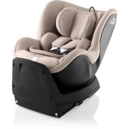 Britax Römer Silla de coche giratoria DUALFIX PLUS Style (40-105 cm). Marrón claro niño
