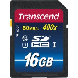 TRANSCEND TS16GSDU1 - Tarjeta de memoria SDHC de 16 GB, clase 10 (Premium)