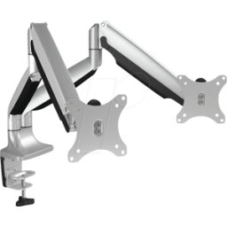 ICYBOX ICY IB-MS504-T - Soporte para monitor, 2 pantallas de hasta 32", montaje en mesa