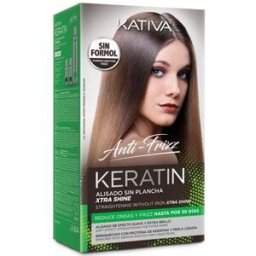 Kativa Keratin Anti-Frizz Alisado sin Plancha Extra Brillo 30 Días 1ud