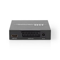 Convertidor de señal Nedis VCON3452AT SCART a HDMI resolución 1080p carcasa metálica