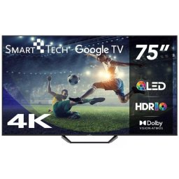TV Smart Tech QLED 75QG06K 75" 4K UltraHD 60Hz Smart TV Google TV HDR10