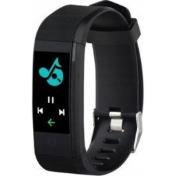 Pulsera de actividad Denver BFH-147MK2 Bluetooth GPS Pantalla 0,96" Negra Monitor frecuencia y sueño
