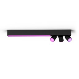 Plafón Inteligente Philips Hue Centris Negro 3 Focos Bluetooth/Zigbee
