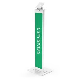 Soporte de suelo Compulocks 140W para tablet/UMPC blanco VESA 75x75 a 100x100