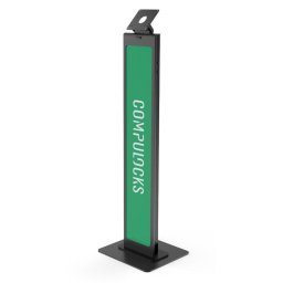 Soporte pasivo para tablet Compulocks 140B con montaje de suelo ajustable negro