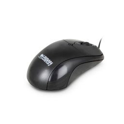 Ratón Urban Factory Big Crazy USB 800 DPI Negro Ambidiestro Cable