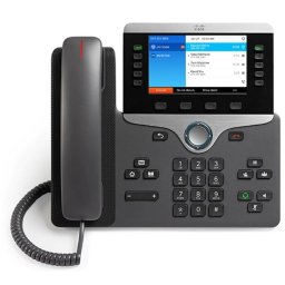 Teléfono IP Cisco 8841 Carbón vegetal 5" Escritorio/Pared PoE