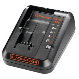 Cargador Black & Decker BDC1A 1A 14.4-18V Ión Litio Negro