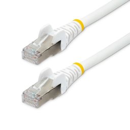 Cable de Red StarTech CAT6a 2m Blanco LSZH 10GbE PoE++ 100W S/FTP