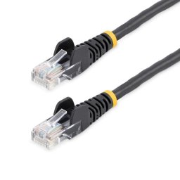 Cable de red StarTech Cat5e UTP 5 m Negro con conectores RJ45 Snagless