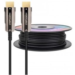 Cable HDMI 2.0 AOC 4K Nanocable 10.15.2030/ HDMI Macho - HDMI Macho/ 30m/ Negro