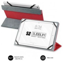Subblim Funda Tablet Freecam Case 10,1" Red