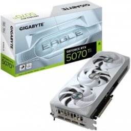 Gigabyte GeForce RTX 5070 Ti EAGLE OC ICE SFF 16G Tarjeta Gráfica - 16GB GDDR7, 256 bits, PCI-E 5.0,