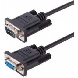 StarTech.com Cable 3m Serie RS232 para Módem Nulo, Crossover Cruzado Serial con Blindaje de Al-Mylar