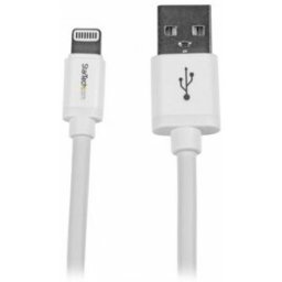StarTech.com Cable de 2m Lightning de 8 Pin a USB A 2.0 para Apple iPod iPhone 5 iPad - Blanco, 150