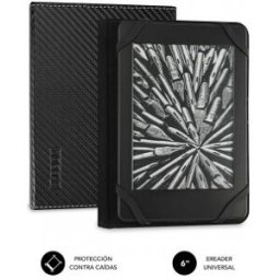 Subblim Funda Libro Electrónico Clever Ebook Case 6" Black