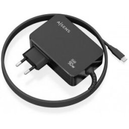 Aisens ASCH-1PD90WL034-BK cargador de dispositivo móvil Universal Negro Corriente alterna Interior
