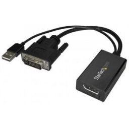 StarTech.com DVI2DP2, 480p,720p,1080p, DVI-D, DisplayPort, Negro, CE, FCC, RoHS, 0 - 55 ºC