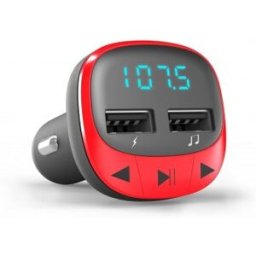 Energy Sistem 44825 transmisor FM 87,5 - 108 MHz Encendedor de cigarrillos Rojo