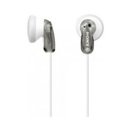 Sony MDR-E9LP, Intraaural, Dentro de oído, Alámbrico, 18 - 22000 Hz, 1,2 m, Gris, Blanco
