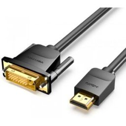 Vention Cable Conversor ABFBG/ DVI-D Macho - HDMI Macho/ 1.5m/ Negro