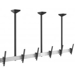 Equip Soporte de techo para triple pantalla de 45"-50