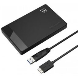 Ewent EW7049 caja para disco duro externo Carcasa de disco duro/SSD Negro 2.5