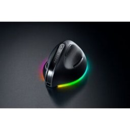 Razer Pro Click V2 Vertical - RF Wireless + Bluetooth + USB Type-C Óptico 30000 DPI