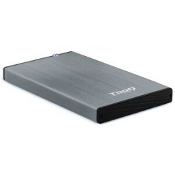 TooQ TQE-2527G Caja de disco duro (HDD) Negro, Gris 2.5