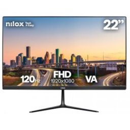 Monitor Nilox 22" Full HD, VA, 120Hz, HDMI y VGA