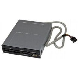 StarTech.com Adaptador Bahía Frontal 3.5in Lector para Tarjetas Memoria Flash SD CF SDHC XD M2 MS 22