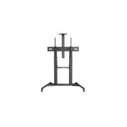 Fonestar STS-42106N soporte de pie para 100" con ruedas Negro