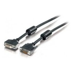 Equip DVI-D/DVI-D 3.0m cable DVI 3 m Negro