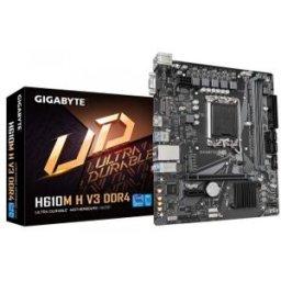 Gigabyte H610M H V3 DDR4 - LGA 1700 - micro ATX - Intel H610 Express