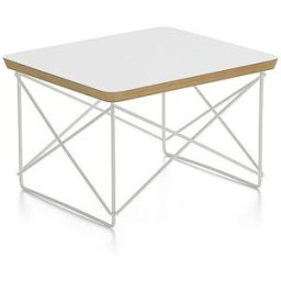 Vitra Mesa auxiliar OCCASIONAL 39,2x33,5x25cm HPL. Blanco/Estructura blanca blanco