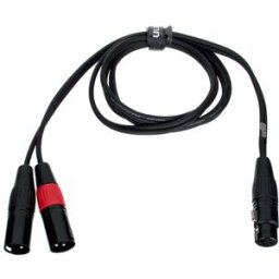 the sssnake Y-Cable FMM 1.6m Negro