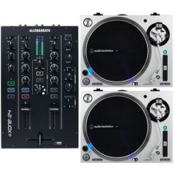 Allen & Heath Xone 24 LP140 SV Mix Bundle Plateado