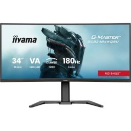 iiyama G-Master GCB3484WQSU-B1 34" VA CURVO UWQHD 180Hz 0.4ms FreeSync USB-A Altavoces Altura Ajustable