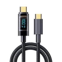 Cable USB-C Dam Electronics 100W carga rápida pantalla digital 1,2 m