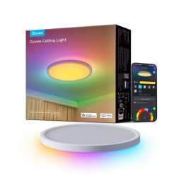 Luz de techo inteligente Govee 30 cm RGBWW RGBIC Wi-Fi Bluetooth blanca circular